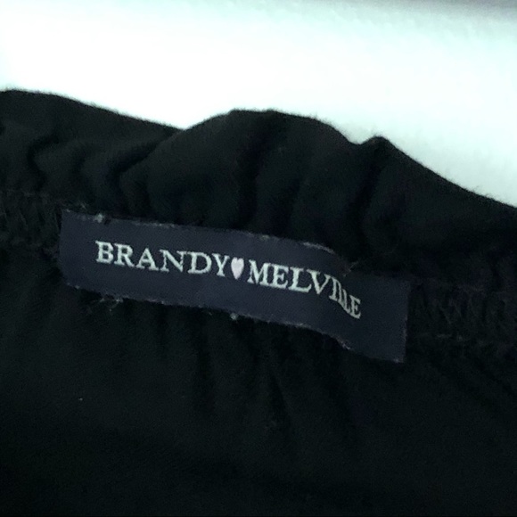 Brandy Melville Black Off the Shoulder Maura Top - Picture 6 of 6